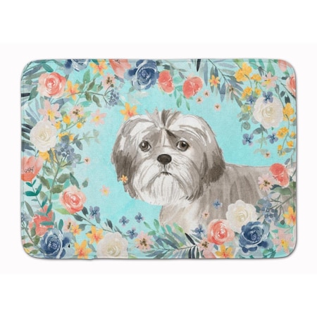 Carolines Treasures Shih Tzu Puppy Machine Washable Memory Foam Mat CK3409RUG